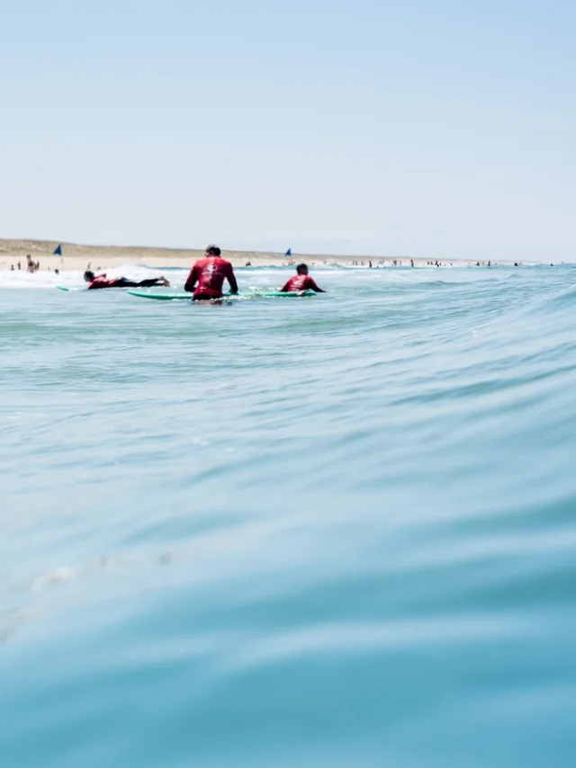 surfen in der Welle Mimizan