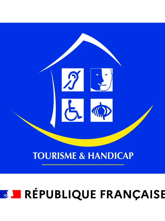 Logo Tourisme et Handicap 4 handicaps