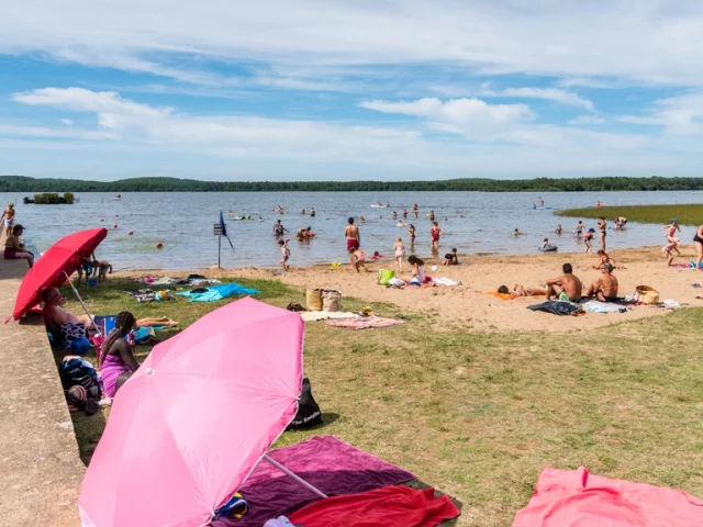 Plage du lac d'Aureilhan