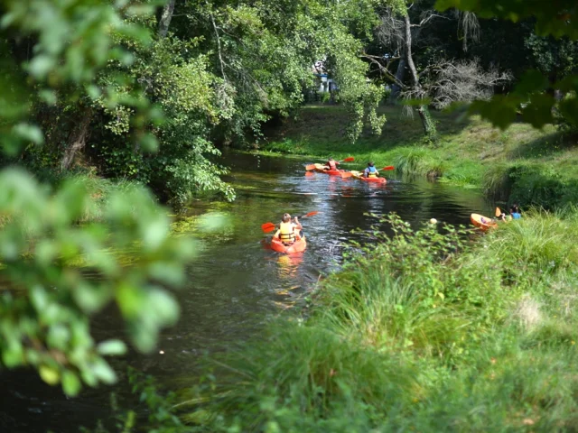 canoë sur le Courlis à Mézos