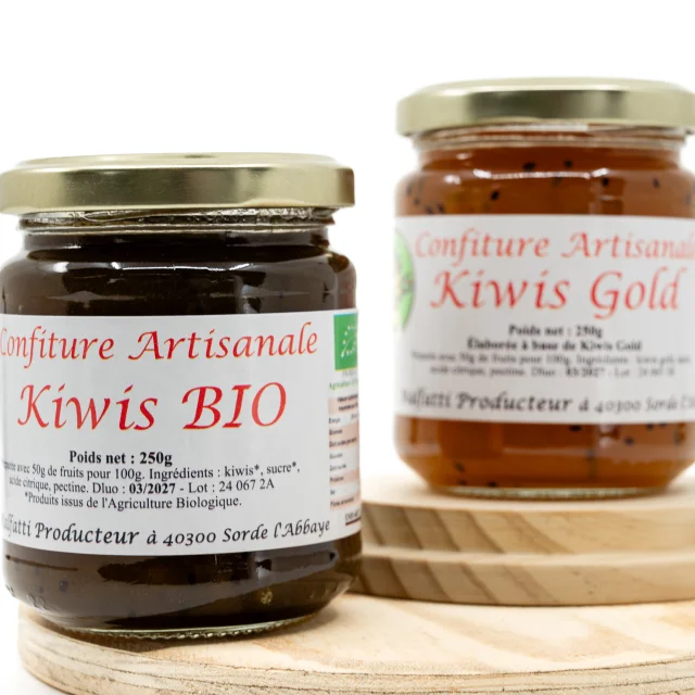 Organic kiwi jam