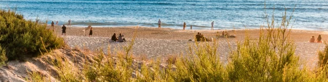 Plage de Mimizan fin de journée