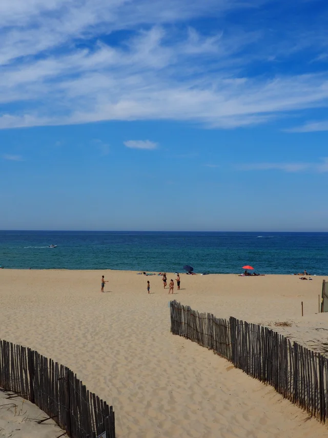 Plage de la Garluche à Mimizan