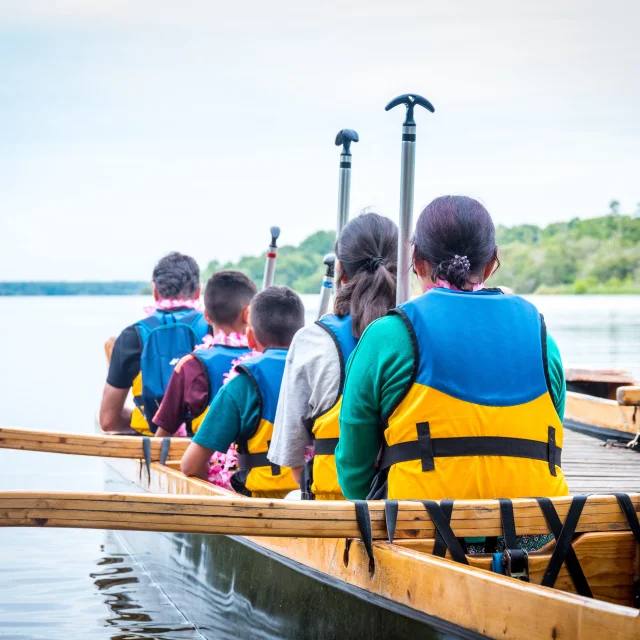 All Water Pirogue on Lake Mimizan Aureilhan