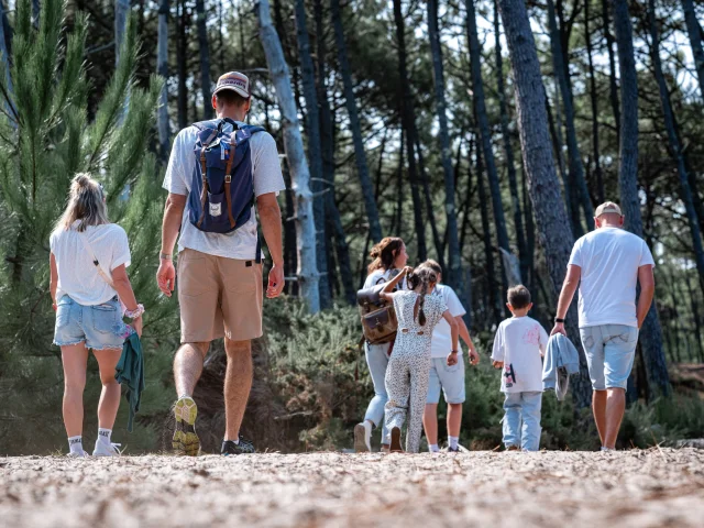 Paseo por el bosque Mailloueyre familia amigos