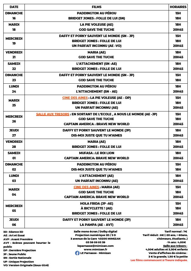 cinema le Parnasse Mimizan