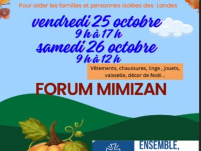 Braderie d'automne organisée par le secours catholique