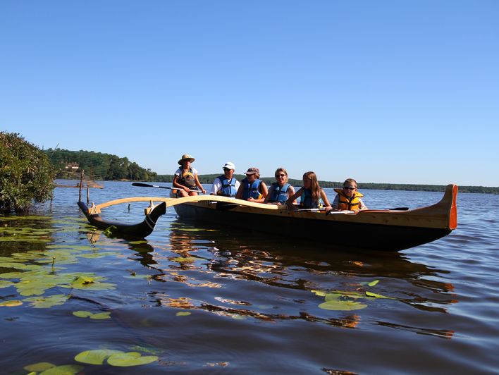 Balade patrimoine en pirogue hawaiënne - Journées du Patrimoine