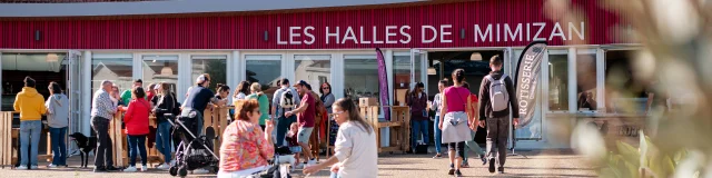 Les halles Marché couvert Mimizan plage