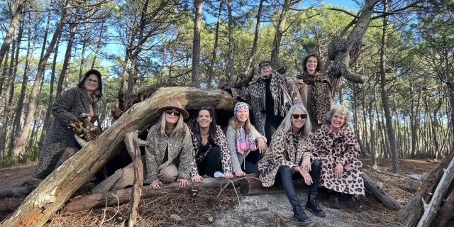 Equipe de l'OIT - voeux 2025 - léopard - forêt