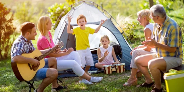 camping en famille