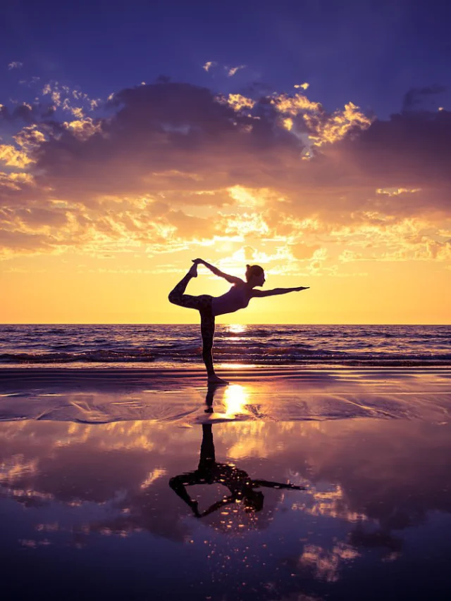 yoga sur la plage à Mimizan